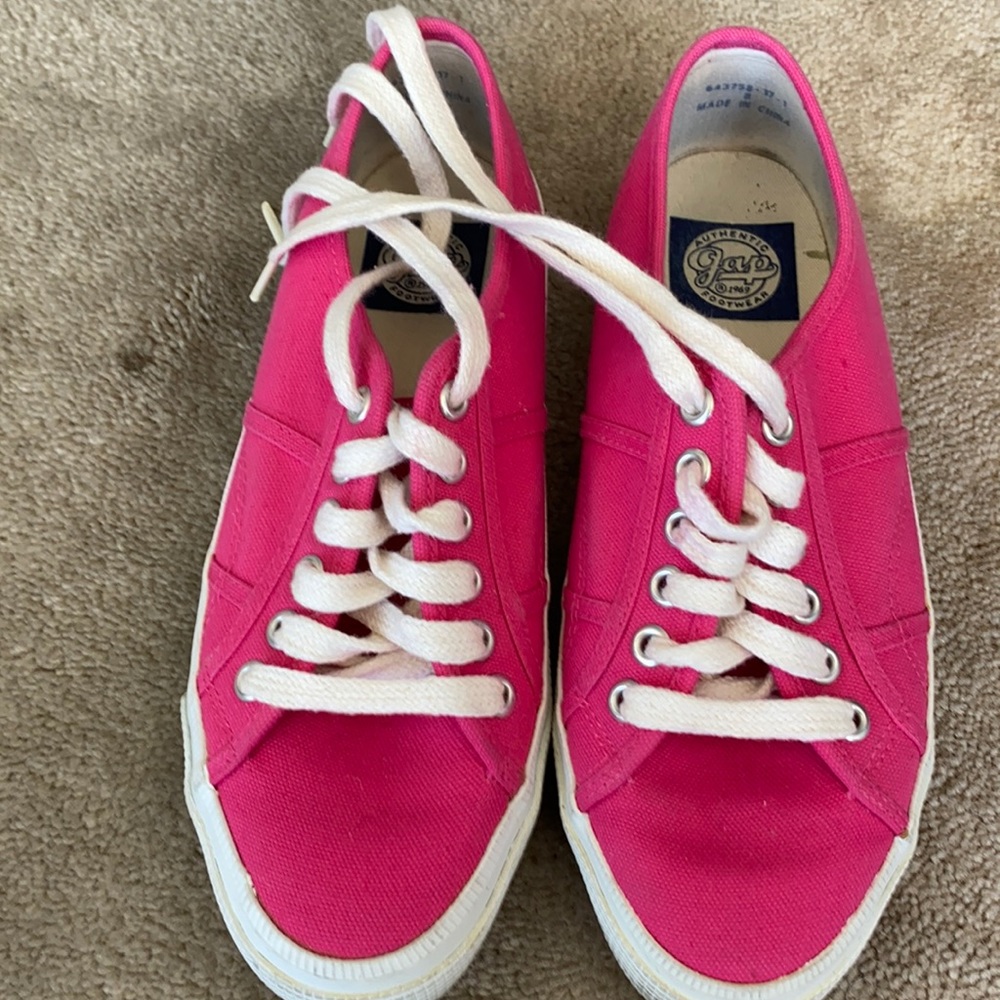 Pink Gap sneakers